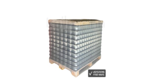 Eine Palette Deep Twist Off Gläser 500 Gramm für den Versand im Großhandel